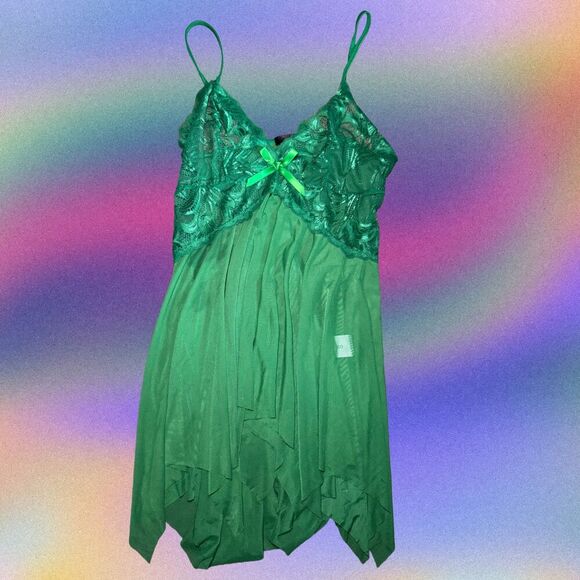 Avidlove Other - Size Small AvidLove Green Lace Slip FLAWED